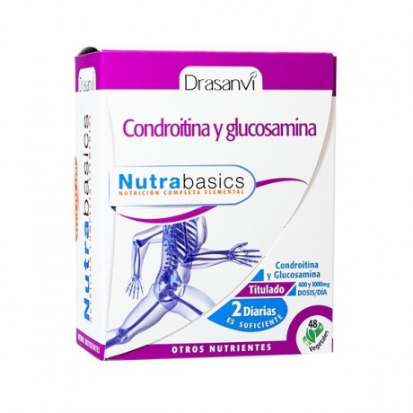 Drasanvi Condroitina y Glucosamina (48 capsulas vegetales)